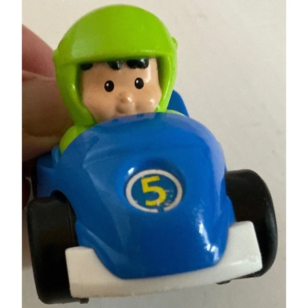 Fisher-Price Little People Wheelies Blippi Mobile Toy Car Lot of 7 Multicolored